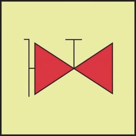 Accuform IMO  FIRE CONTROL EQUIPMENT 6 in x MLMR826GX MLMR826GX